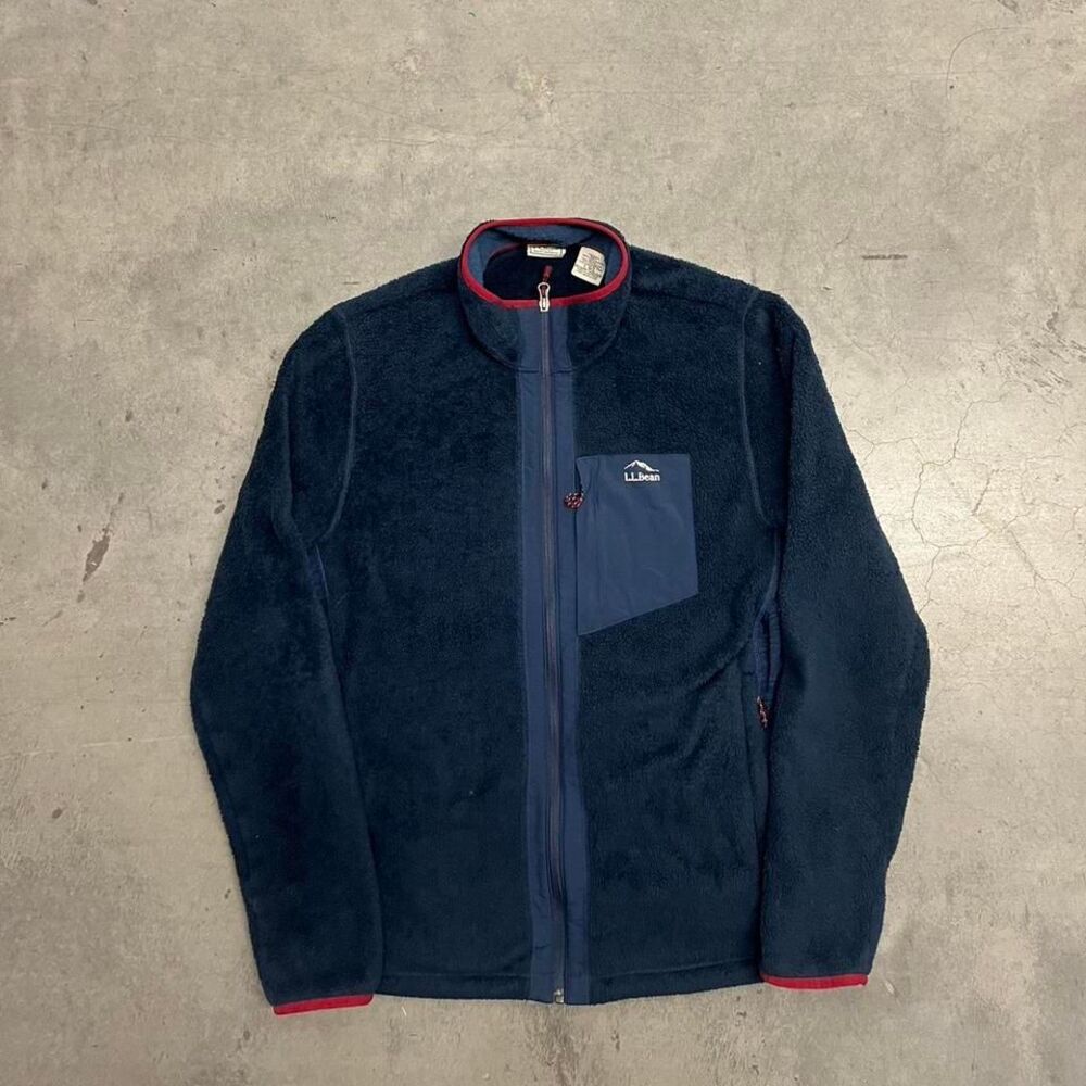 Vintage L.L.‎ Bean deep pile full zip fleece jacket